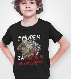 Koszulka dziecięca MUREM ZA POLSKIM MUNDUREM 4